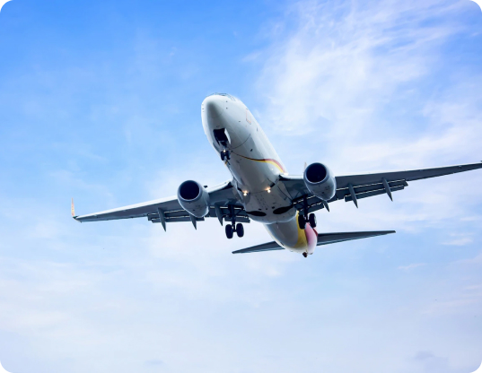 Avião em pleno vôo